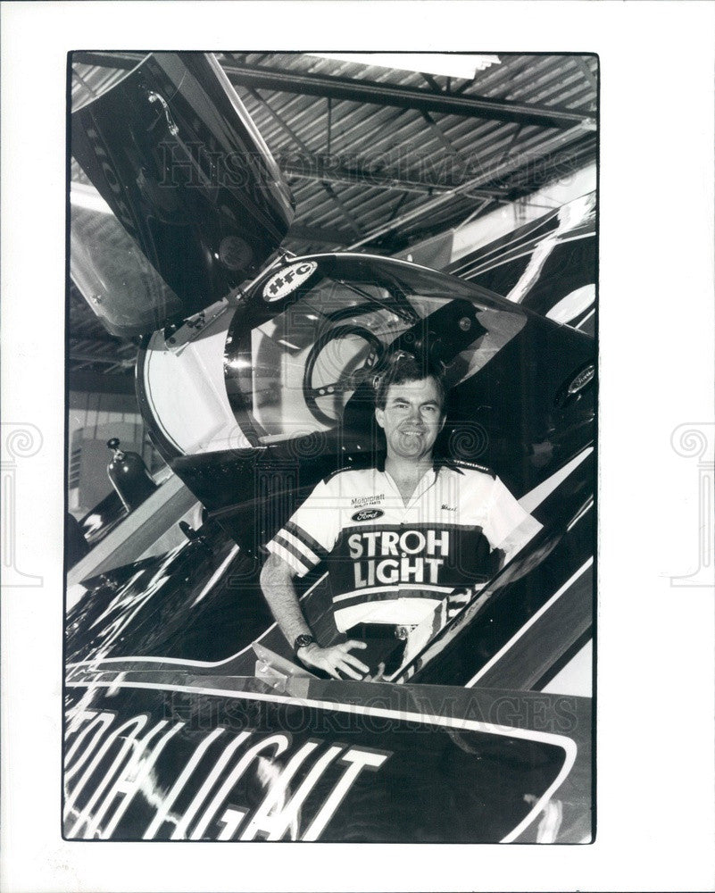 1988 Detroit, Michigan Hydroplane Boat Racer Wheeler Baker Press Photo - Historic Images
