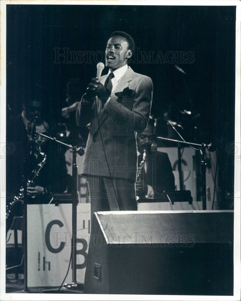 1981 American Jazz Singer Dennis Rowland Press Photo - Historic Images