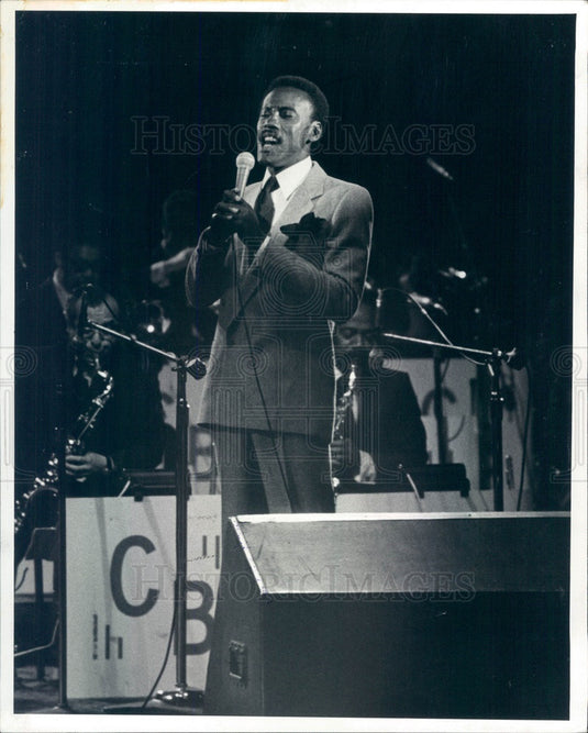 1981 American Jazz Singer Dennis Rowland Press Photo - Historic Images