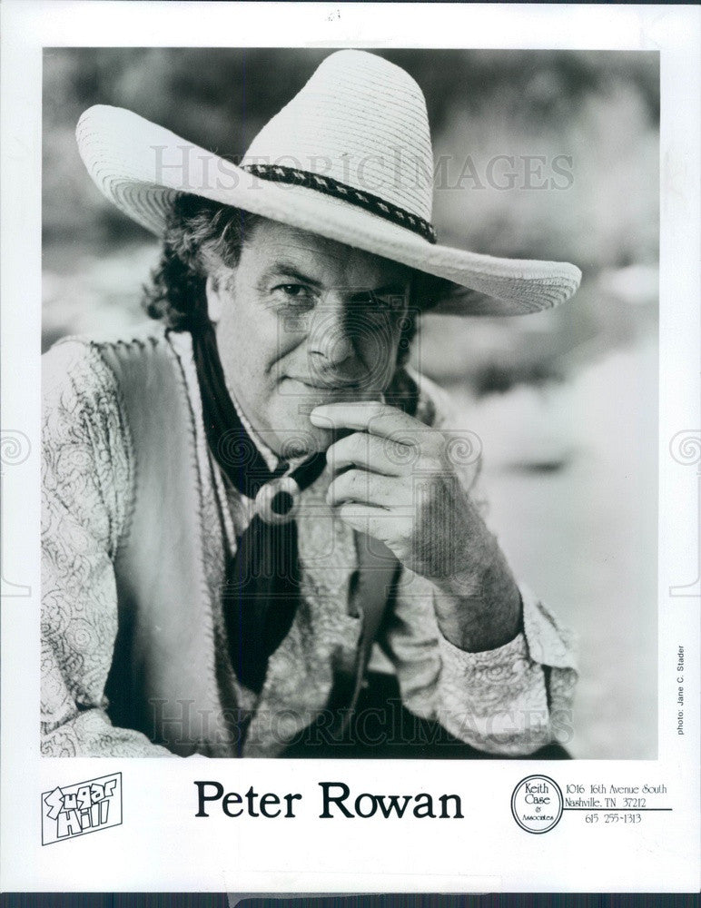 1991 American Bluegrass Musician/Composer Peter Rowan Press Photo - Historic Images