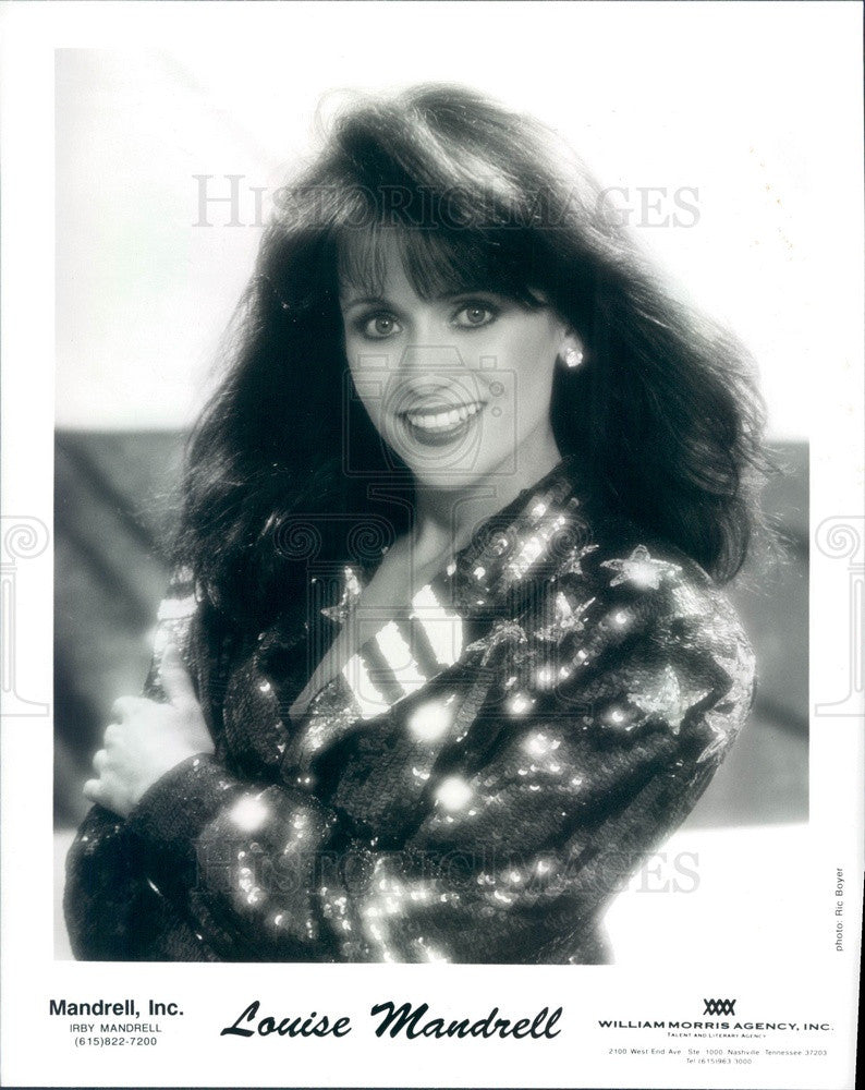 1995 American Country Music Singer Louise Mandrell Press Photo - Historic Images