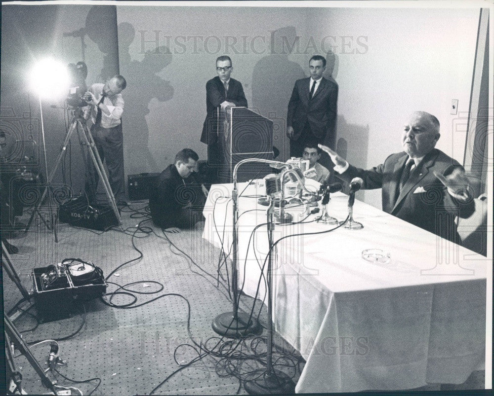 1961 United Air Lines President WA Patterson Press Photo - Historic Images