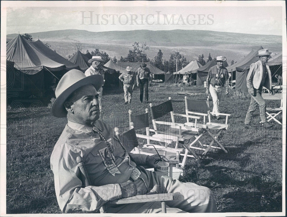 1965 Denver, CO Roundup Riders of the Rockies Pres Frank Ricketson Press Photo - Historic Images