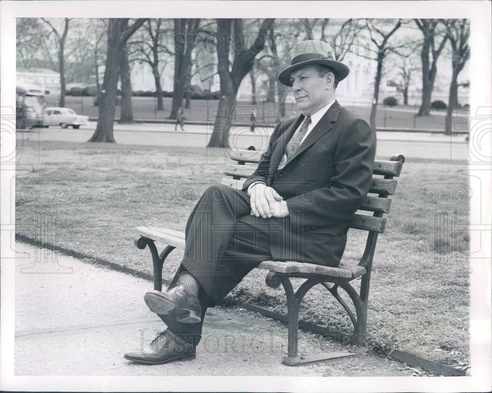 1956 Washington, DC AFL-CIO Director Al Whitehouse Press Photo - Historic Images