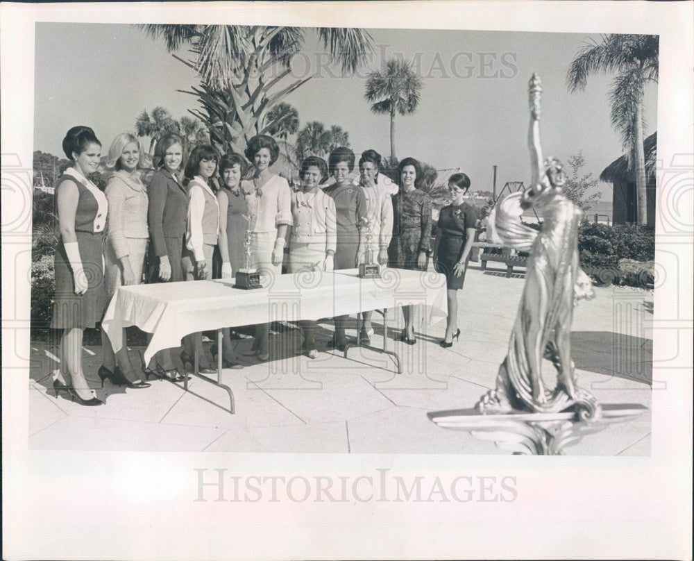 1966 Miss St Petersburg, Florida Contestants Press Photo - Historic Images