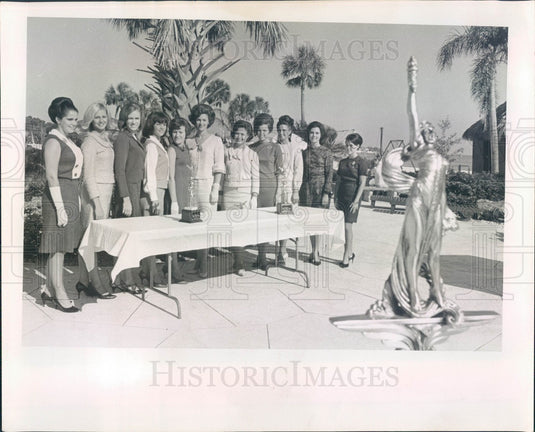 1966 Miss St Petersburg, Florida Contestants Press Photo - Historic Images
