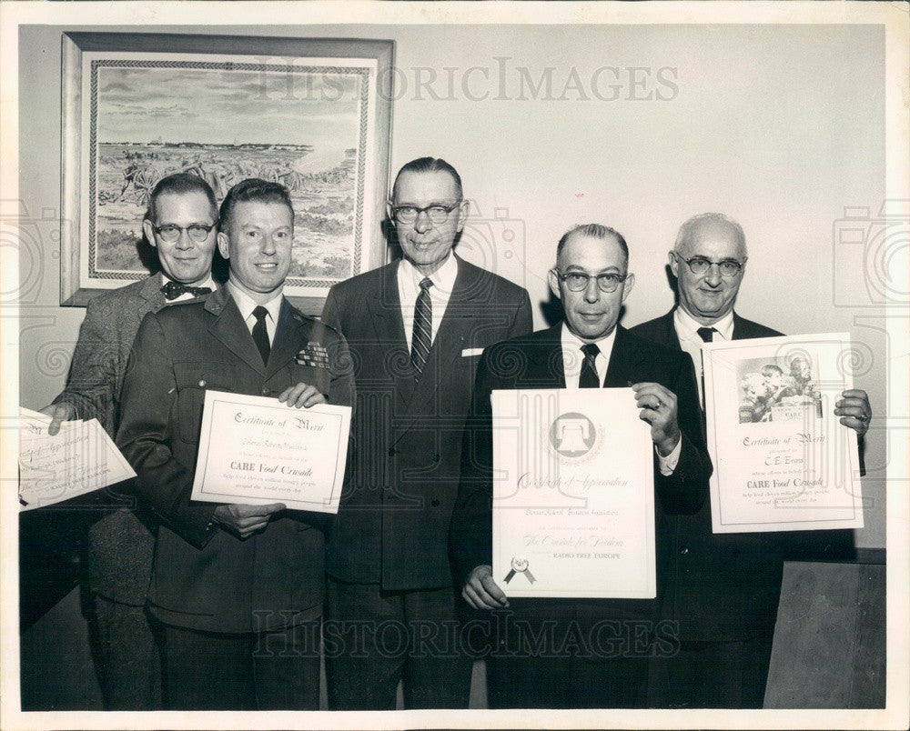 1958 Denver, Colorado Radio Free Europe Fundraisers HS Varner Jr Press Photo - Historic Images