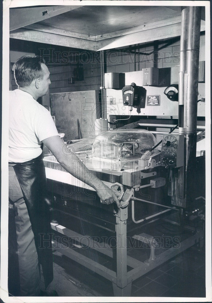 1957 Denver, Colorado The Denver Post Press Room Press Photo - Historic Images