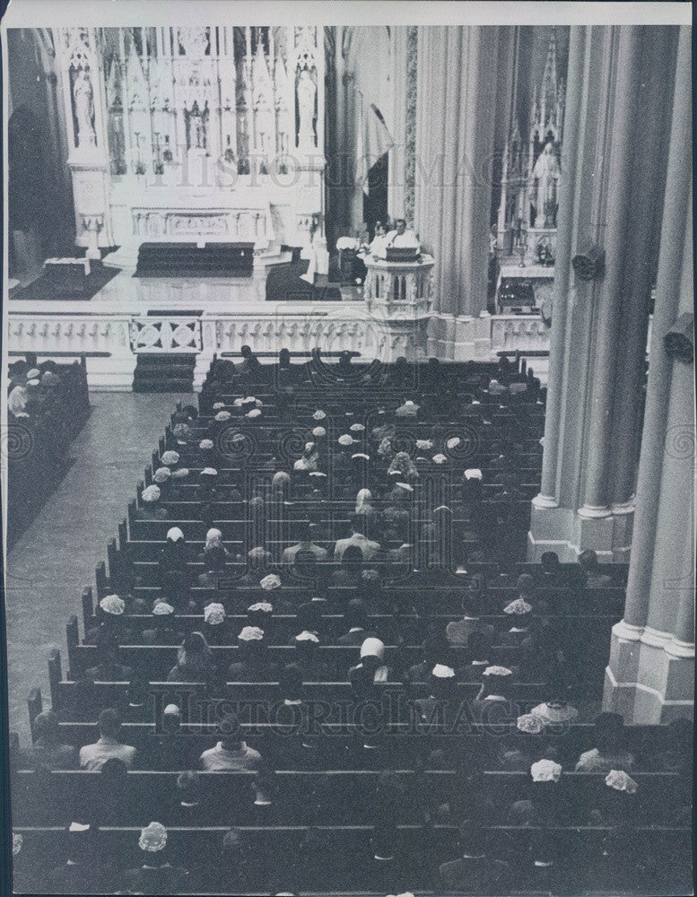 1964 Denver, Colorado Basilica of the Immaculate Conception Press Photo - Historic Images