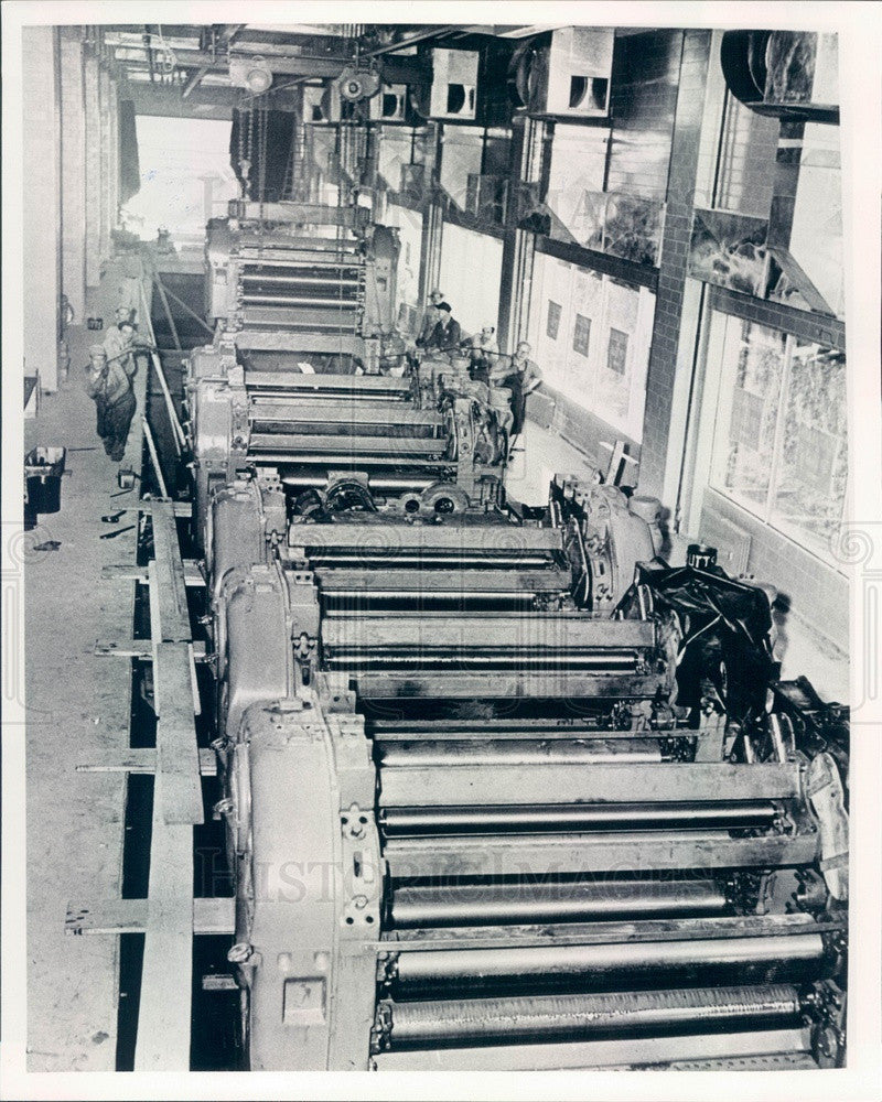 1949 Denver, Colorado The Denver Post Machinery Press Photo - Historic Images