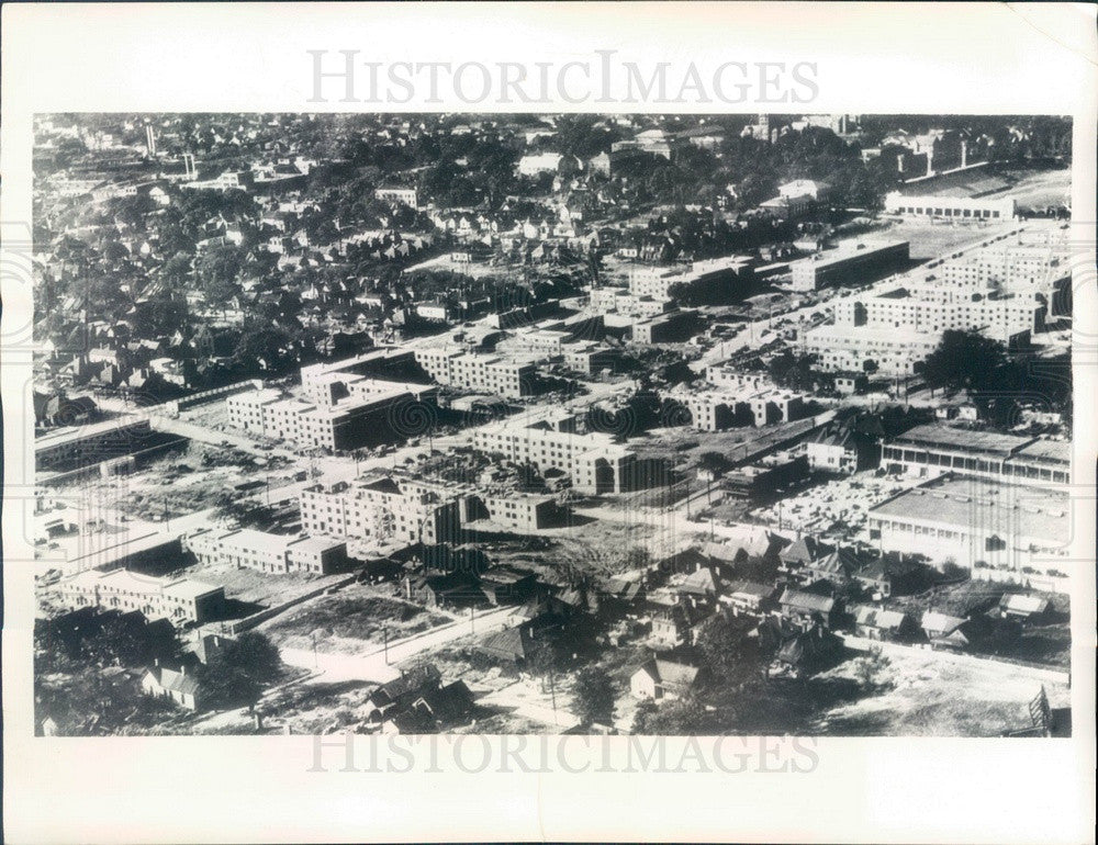 1935 Atlanta, Georgia Techwood Housing Project Aerial View Press Photo - Historic Images