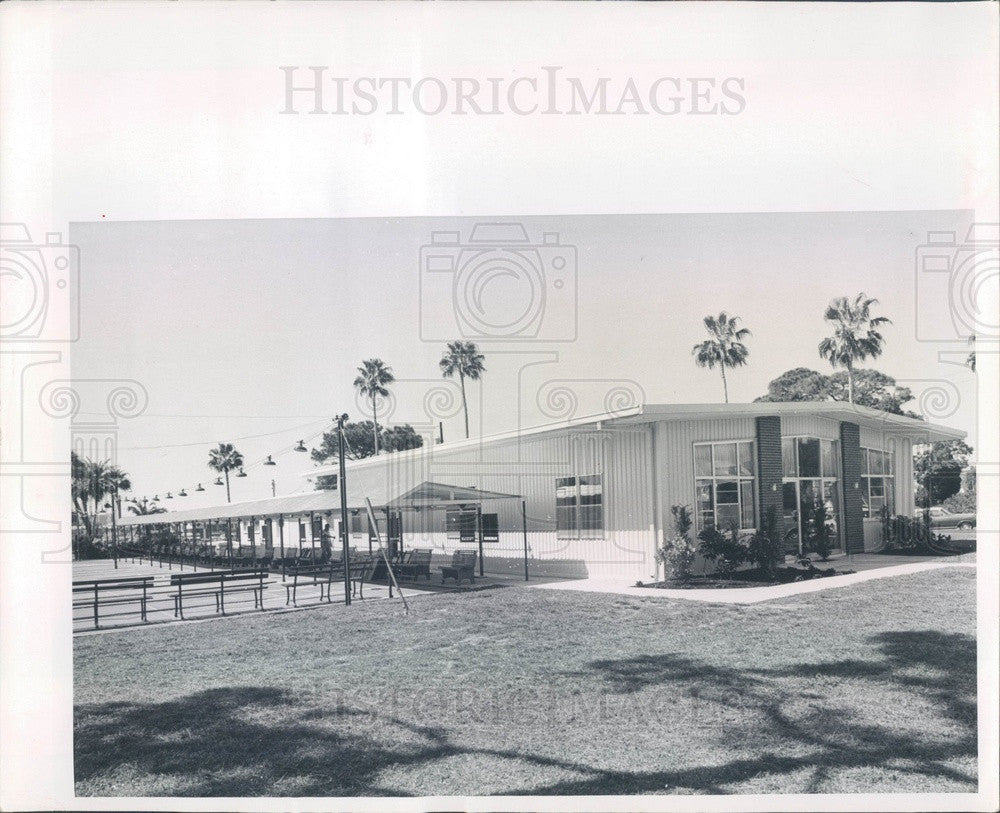 1966 St Petersburg, Florida Pasadena Shuffleboard Club Press Photo - Historic Images