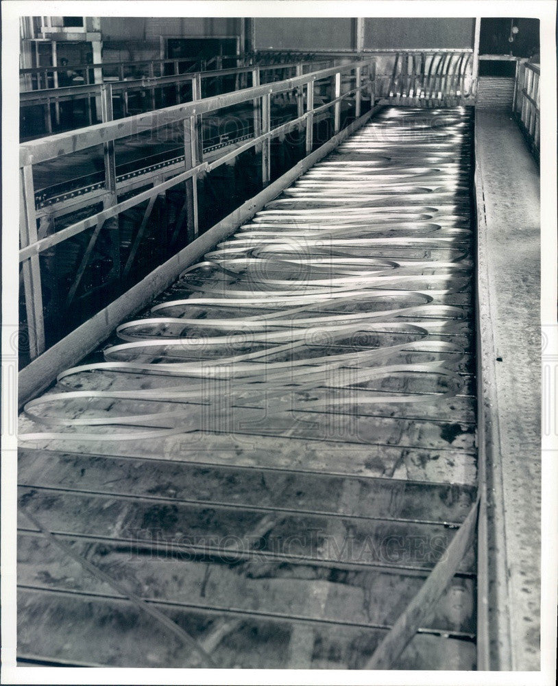 Undated Fairfield, Alabama US Steel Plant, Steel Strip Rolled Press Photo - Historic Images