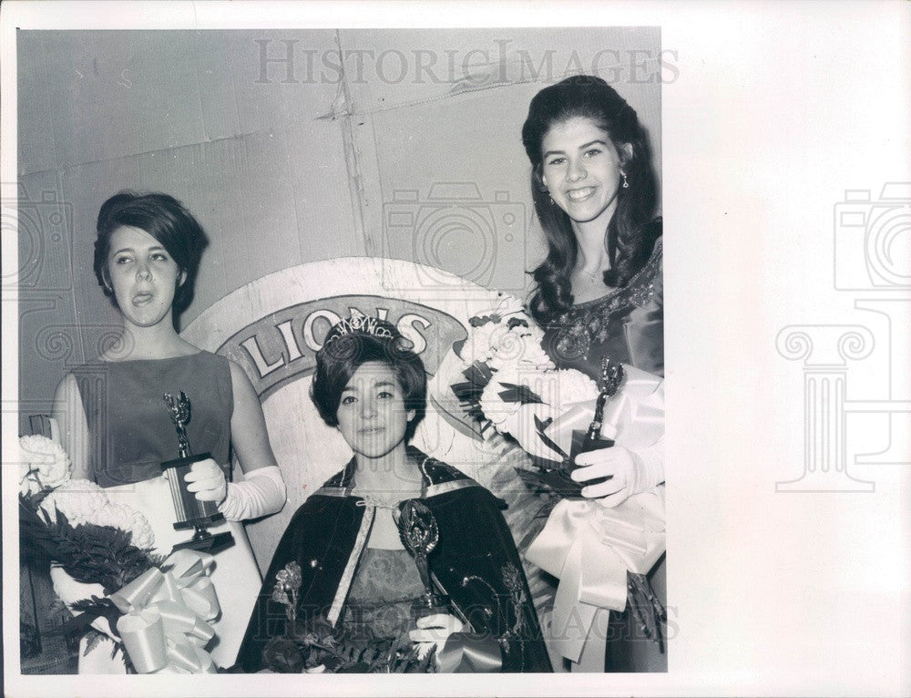 1969 Miss Zephyrhills, Florida Debbie Forbes, Lynn Murphy Press Photo - Historic Images