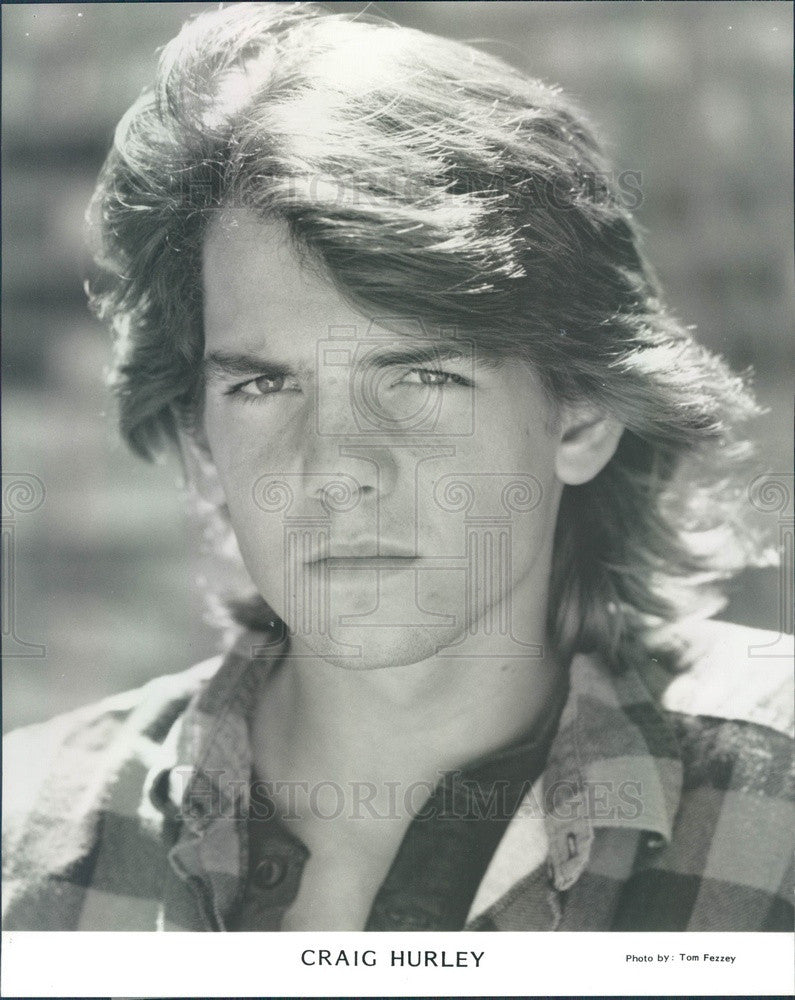 1985 Actor Craig Hurley Press Photo - Historic Images