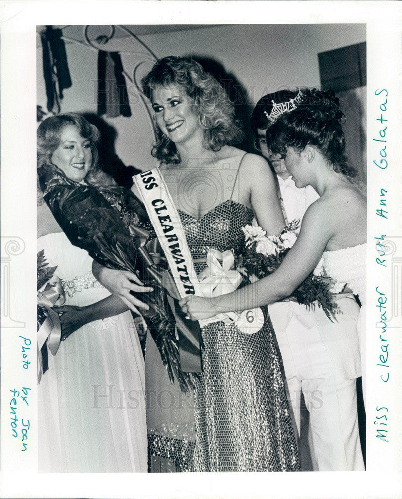 1982 Miss Clearwater, Florida Ruth Ann Galatas Press Photo - Historic Images