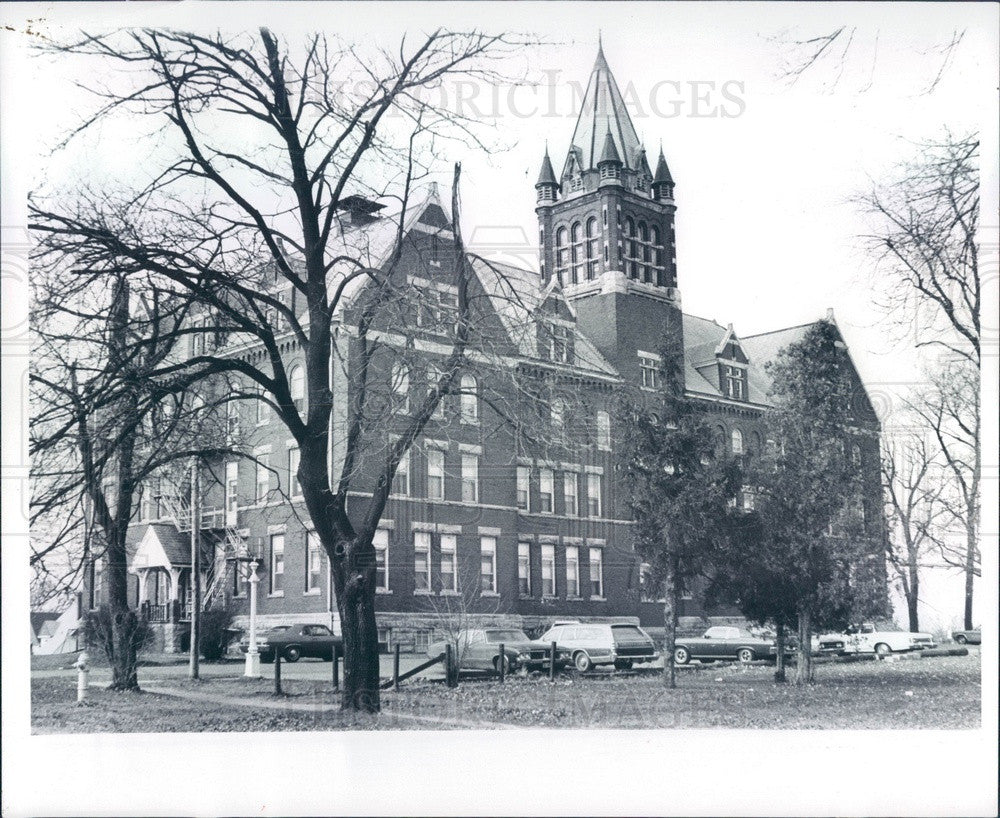 1977 Detroit, Michigan Mansion of Auto Pioneer Charles Rolls Press Photo - Historic Images