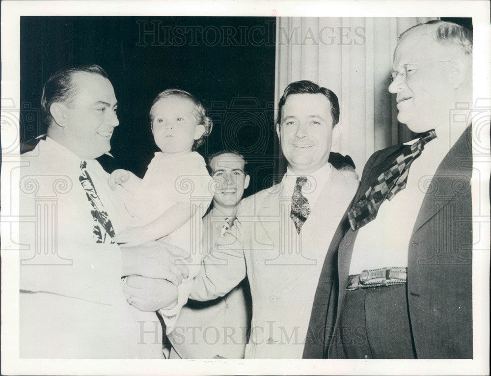 1938 Texas Governor James Allred, Nominee W Lee O'Daniel Press Photo - Historic Images