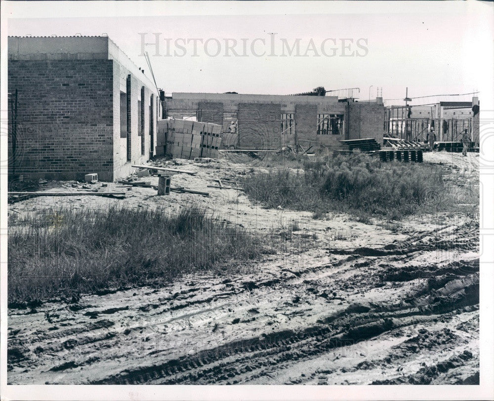 1960 Arcadia, FL Florida State Mental Hospital Construction Press Photo - Historic Images