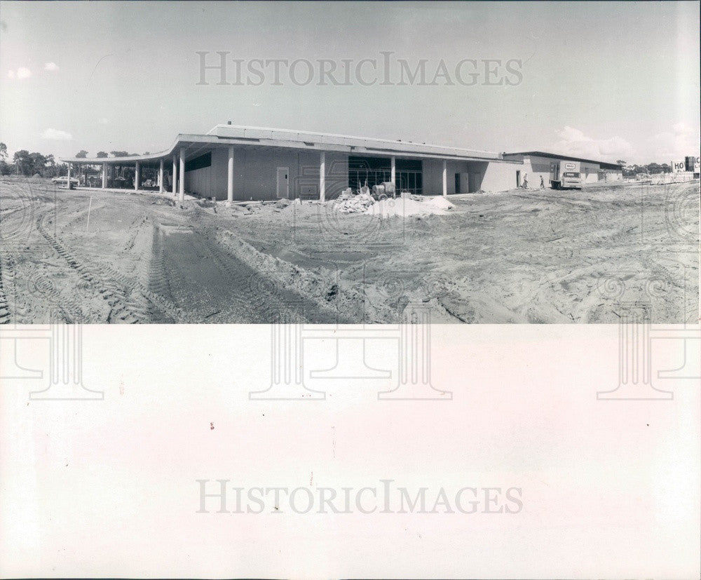 1970 Pinellas County, Florida Maximo Elementary School Construction Press Photo - Historic Images