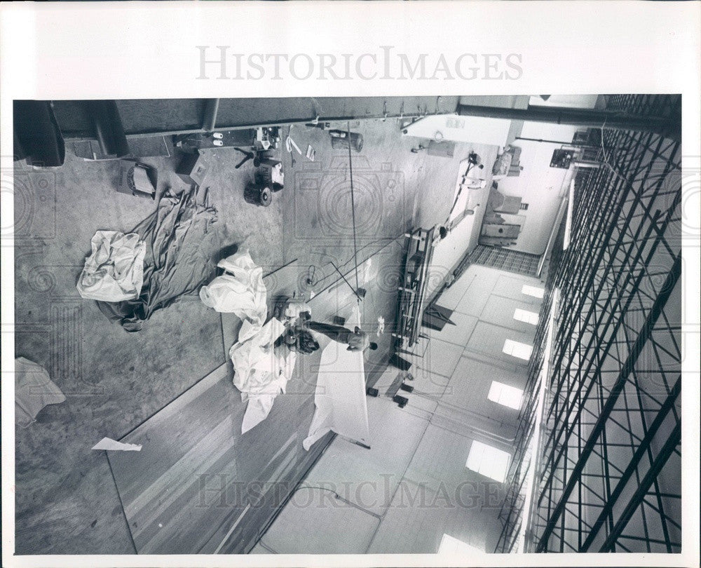 1965 St Petersburg, Florida Morgan Yacht Corp Sail Loft Press Photo - Historic Images
