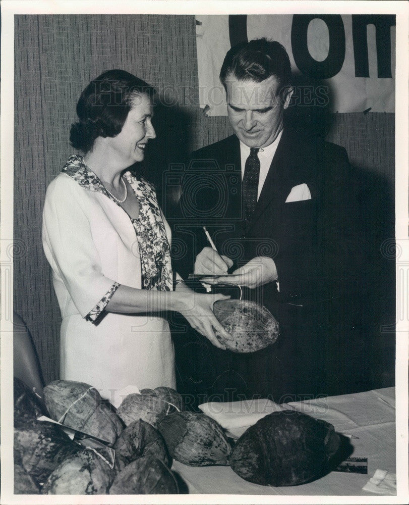 1964 St. Pete, FL Loyal Order of Moose Supreme Gov Robert Mollohan Press Photo - Historic Images