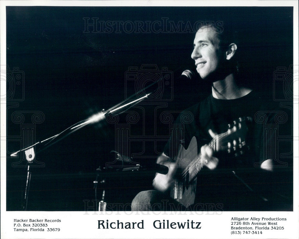 1989 Fingerstyle Guitarist/Composer Richard Gilewitz Press Photo - Historic Images
