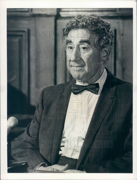 1975 Hollywood Actor Jack Gilford TV Show Kate McShane Press Photo - Historic Images