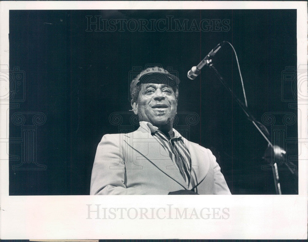 1982 American Jazz Trumpeter Dizzy Gillespie Press Photo - Historic Images