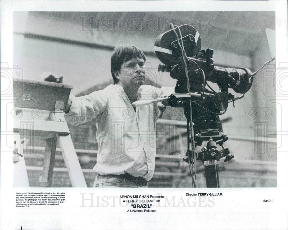 1986 American Director/Animator/Actor Terry Gilliam Press Photo - Historic Images