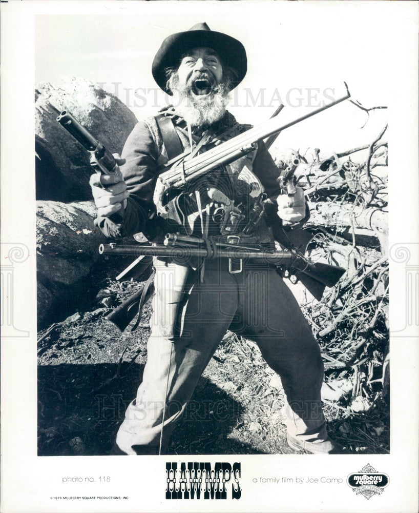 1976 Hollywood Actor Jack Elam in Hawmps Press Photo - Historic Images