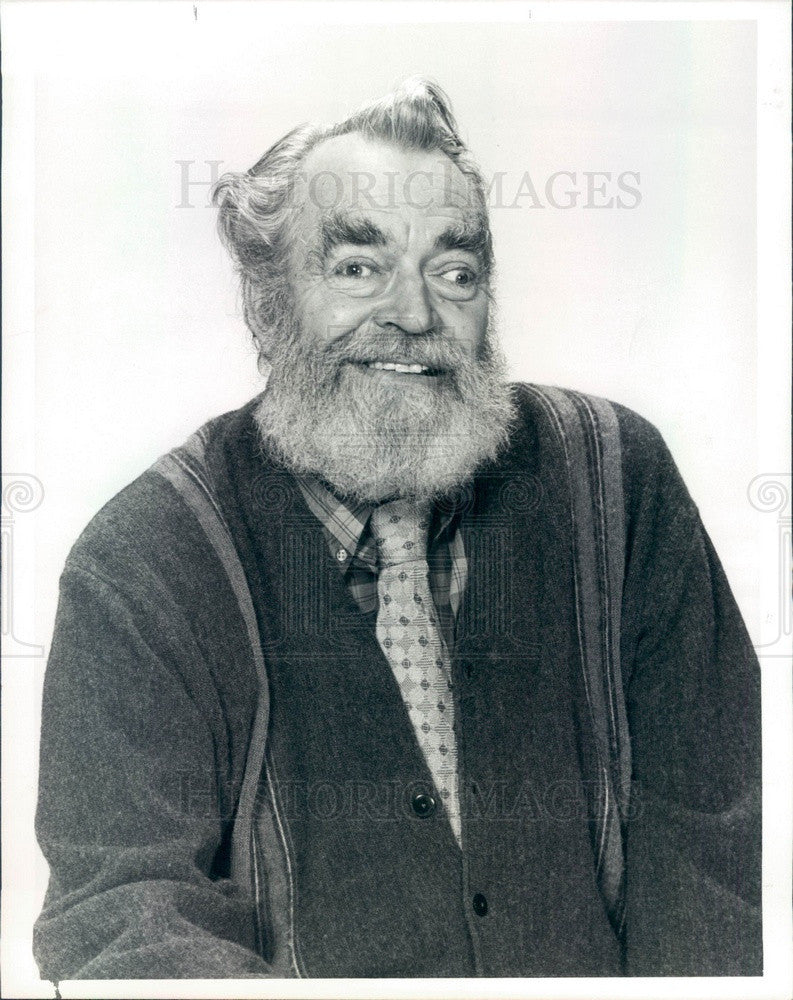 1986 American Hollywood Actor Jack Elam TV Show Easy Street Press Photo - Historic Images