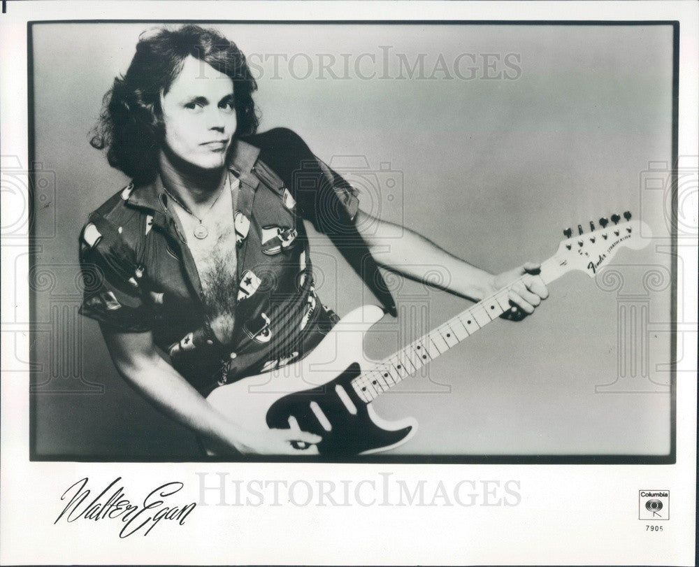 1979 American Rock Musician Walter Egan Press Photo - Historic Images