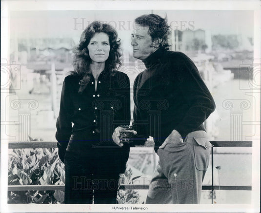 1991 Actors Samantha Eggar & Richard Crenna in Double Indemnity Press Photo - Historic Images