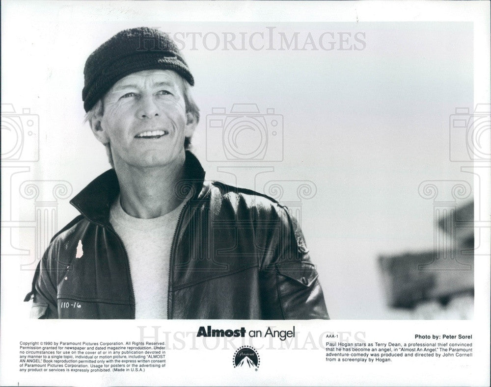 1990 Austrailian Actor Paul Hogan in Almost an Angel Press Photo - Historic Images