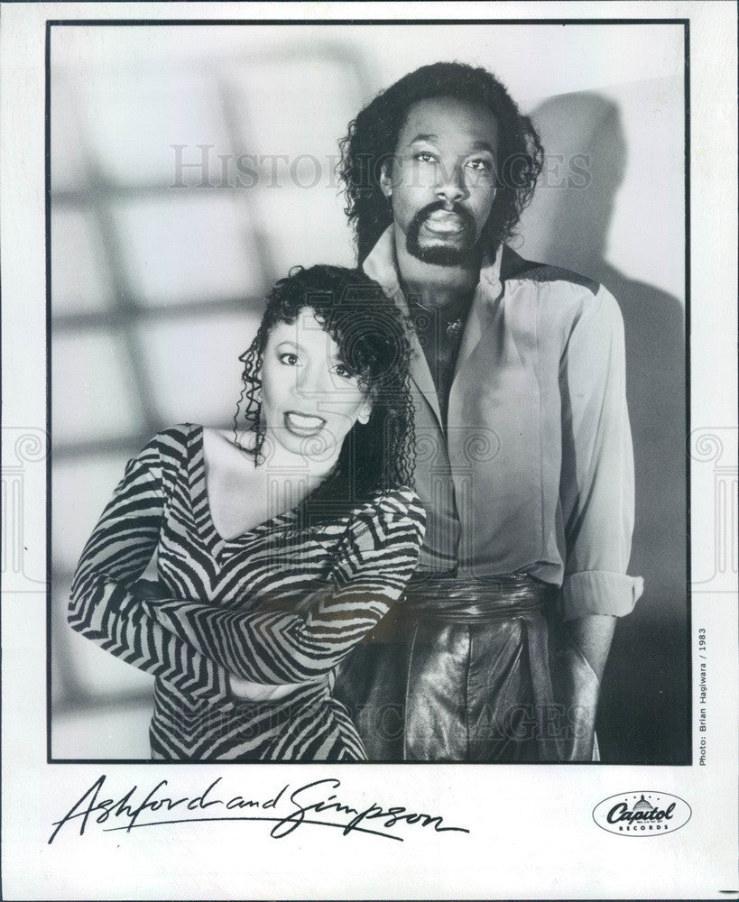 1983 R&amp;B/Soul/Pop/Disco/Gospel Singers Ashford &amp; Simpson Press Photo - Historic Images