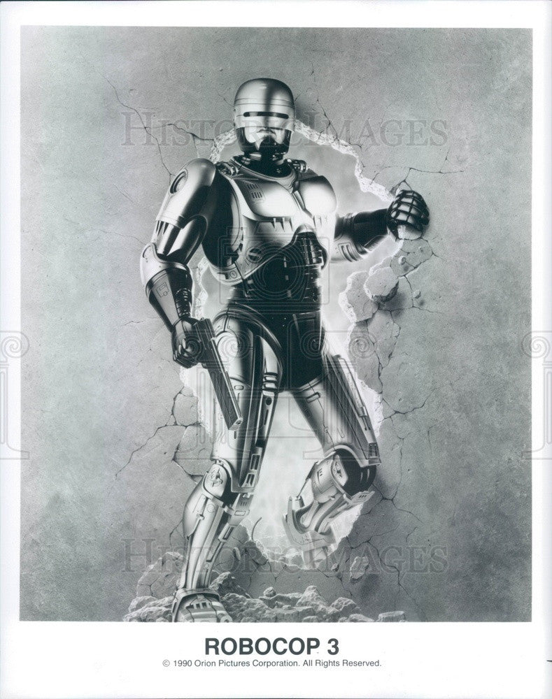 1990 Actor Richard Eden as Robocop in Robocop 3 Press Photo - Historic Images