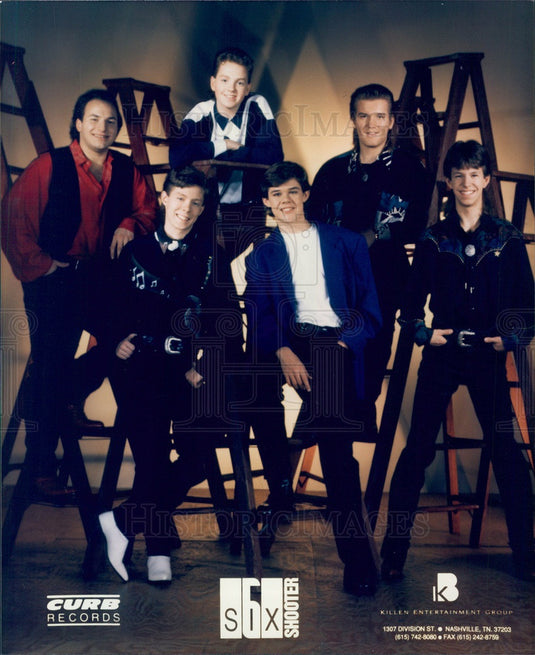 1993 Country Music Band Six Shooters Press Photo - Historic Images