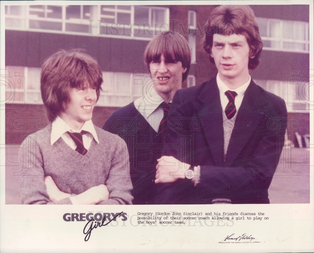 1982 Scottish Actor Gordon John Sinclair in Gregory's Girl Press Photo - Historic Images