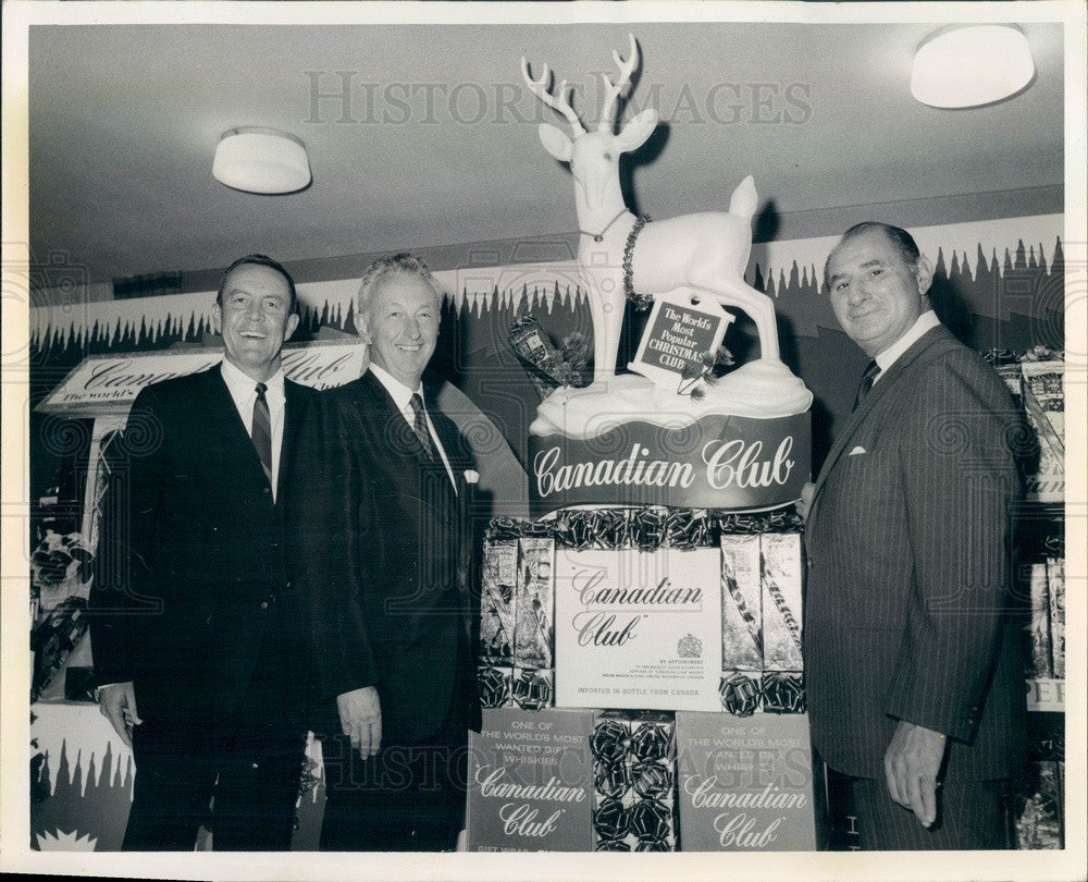 1969 Walkerville, Canada Hiram Walker & Sons President Jack Musick Press Photo - Historic Images