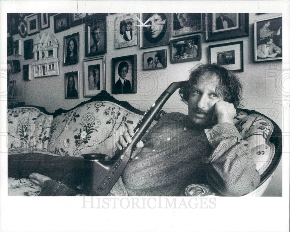 1990 Huntington Woods, MI Electronic Saxophone Musician David Was Press Photo - Historic Images