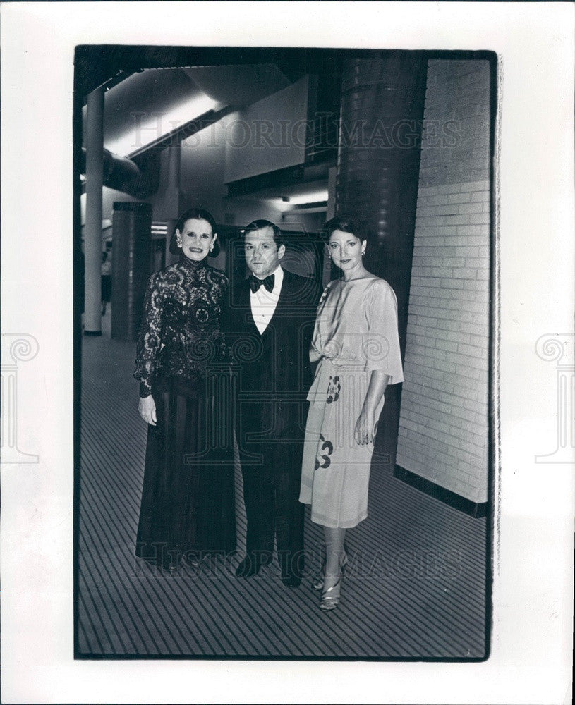 1978 Fashion Designer Gloria Vanderbilt &amp; Mr/Mrs Samuel Gerson Press Photo - Historic Images