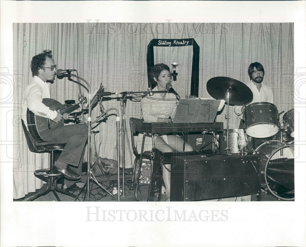 1982 Indian Rocks Beach, Florida Band Sibling Rivalry Press Photo - Historic Images