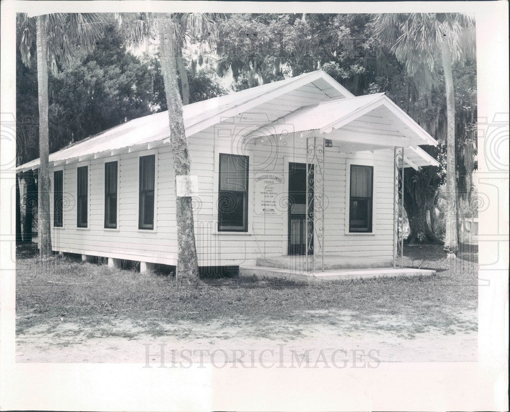 1965 Port Richey, Florida Christian Fellowship Church Press Photo - Historic Images