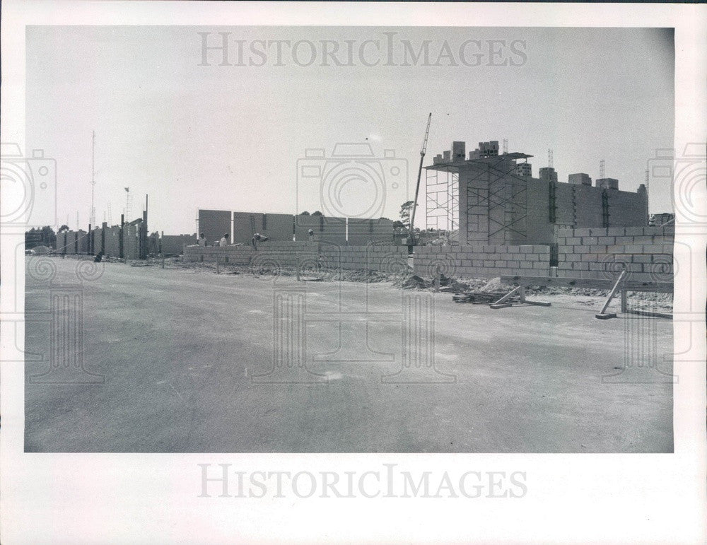 1969 Port Charlotte, Florida Town and Country Shopping Center Press Photo - Historic Images