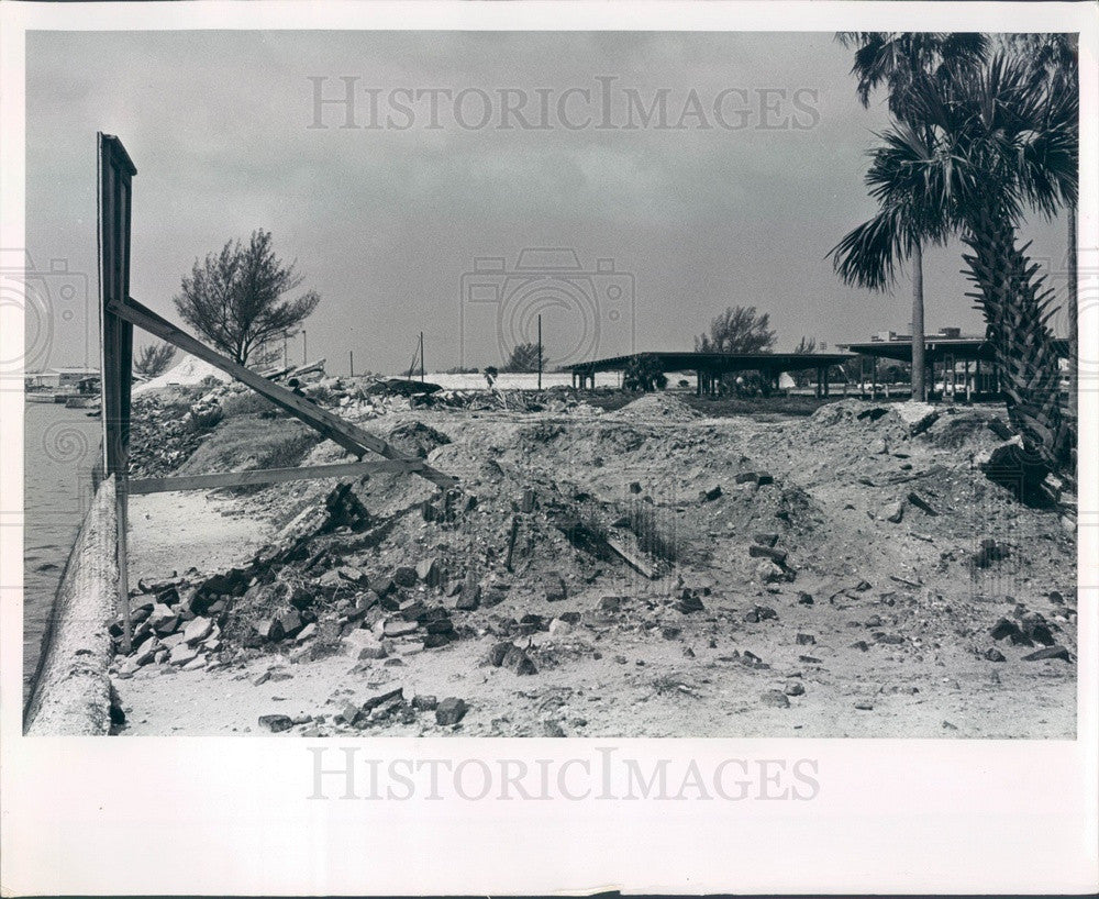 1963 St Petersburg, Florida Marina Construction Press Photo - Historic Images