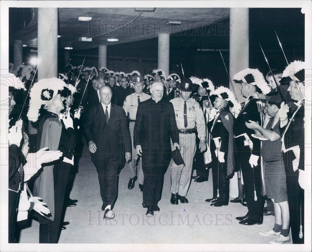 1969 Detroit, Michigan Archbishop John Cardinal Dearden Press Photo - Historic Images