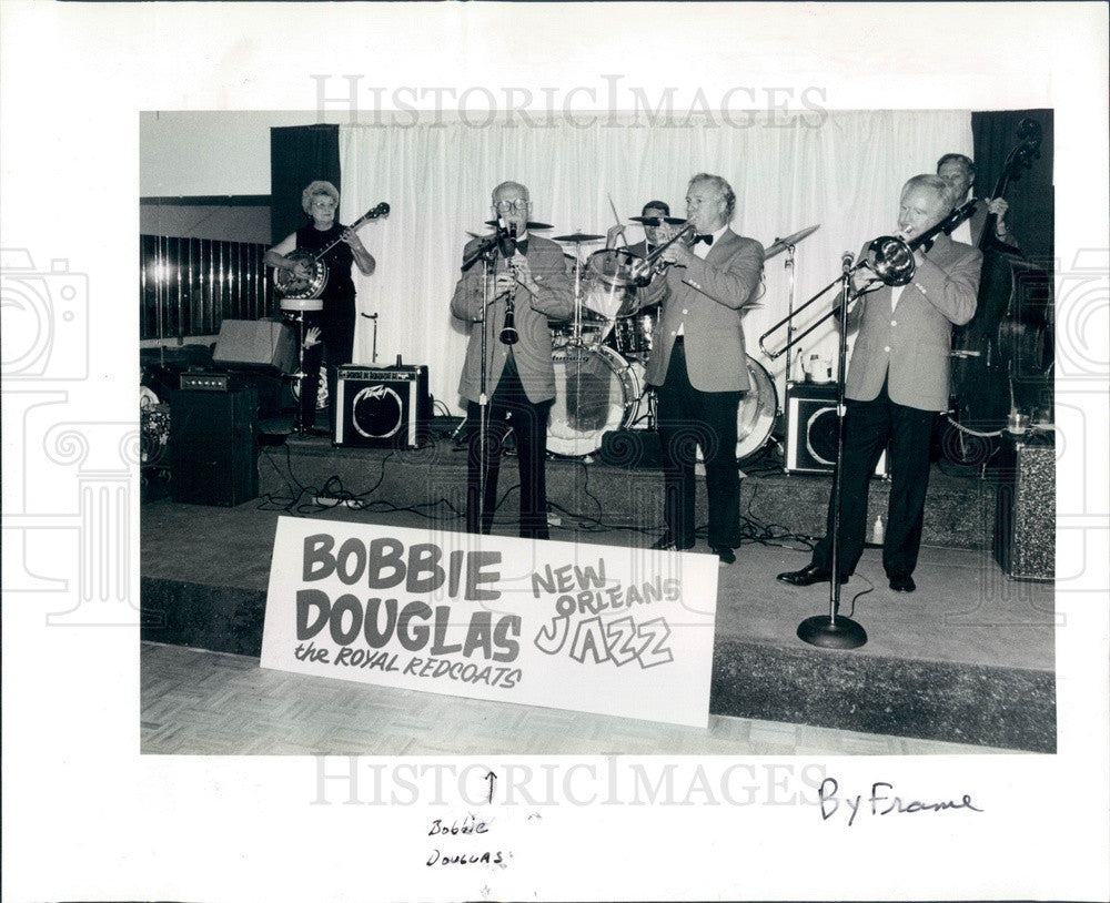 1984 Largo, Florida New Orleans Jazz Club, Bobbie Douglas Press Photo - Historic Images