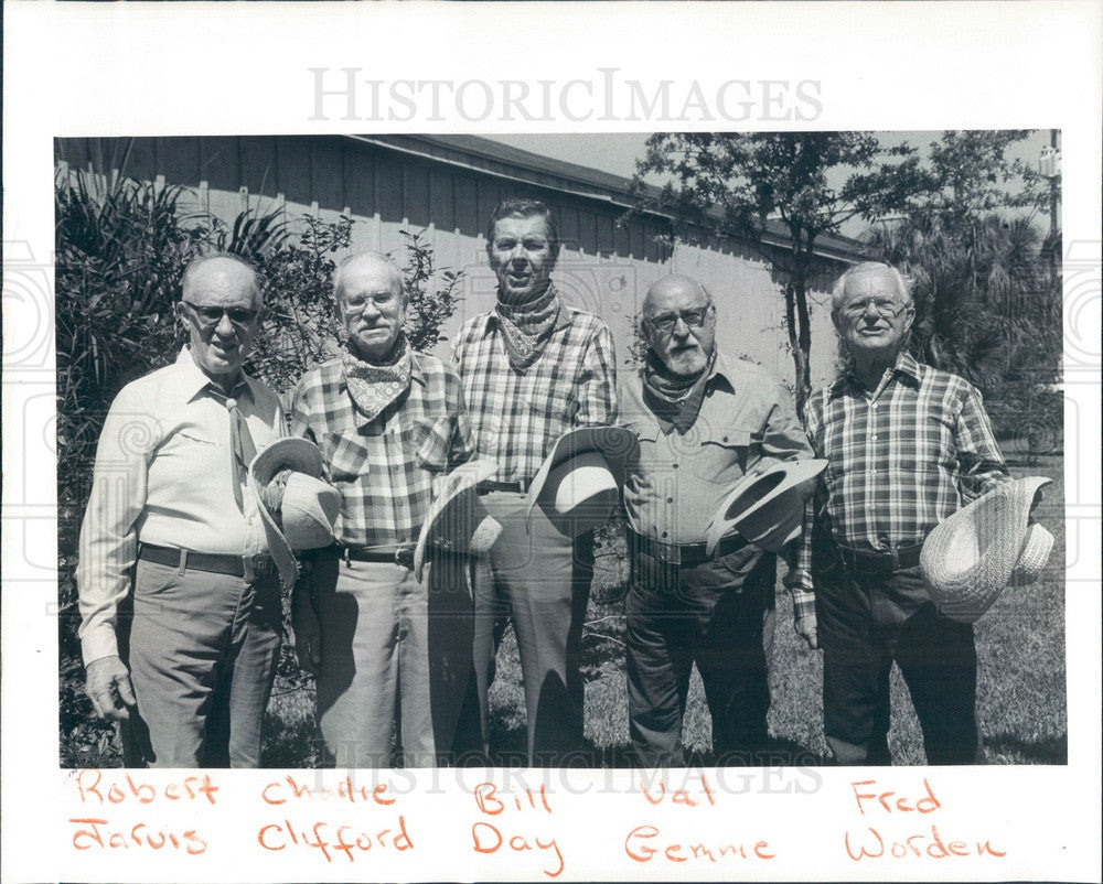 1982 Clearwater, Florida Springtime Chorus Barbershop Quartet Press Photo - Historic Images