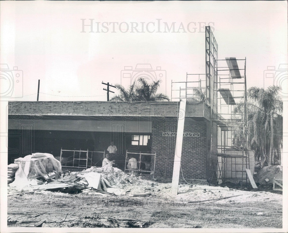 1964 Punta Gorda, Florida 7-11 Market Construction Press Photo - Historic Images